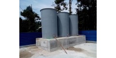 Food Grade Water Storage Tank  DIA 1600 MM X H 2850 MM Flat Bottom With Consealed / Open Top Cover (5.7 Ton) = RM 3,400 / Set ( USD 900 / Set)