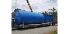 Food Grade Water Storage Tank  DIA 3480 MM X H 5380 MM Flat Bottom With Consealed / Open Top Cover (51 Ton) = RM 32,000 / Set ( USD 8,100 / Set)