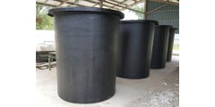Food Grade Water Storage Tank  DIA 1600 MM X H 1890 MM Flat Bottom With Open Top Cover (3.8 Ton) = RM 2,000 / Set ( USD 510 / Set)