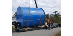 Food Grade Water Storage Tank  DIA 3480 MM X H 4420 MM Flat Bottom With Consealed / Open Top Cover (42 Ton) = RM 26,000 / Set ( USD 6,600 / Set)